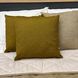 Подушка декоративная Decorator Мальмо 40x40х12 см, цвет мустард (84-085) Фото 1