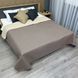 Покрывало двустороннее Decorator Microfiber листья 160х215 см капучино с бежевым (85-080) Фото 1