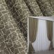 Щільні штори льон блекаут рогожка, колекція "Корона Марія" колір капучино з бежевим 640ш Фото 1