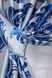 Комплект готових штор з тканини блекаут, колекція "Лілія" колір синій 689ш (Б) Фото 5