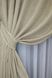 Комплект готових штор, льон мармур, колекція "Pavliani" колір бежево-сірий 1368ш Фото 4