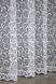 Тюль фатин з вишивкою "Вензель" колір білий 1385т Фото 8