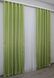 Атласные шторы монорей цвет светло-оливковый 1081ш Фото 4