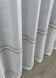 Тюль льон "Мережка" колір білий з коричневим 1429т Фото 8