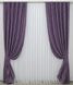 Комплект штор из ткани жаккард коллекция "Sultan XO" Турция цвет фиолетовый 1145ш Фото 2