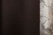 Комбинированные шторы из ткани лен-блэкаут цвет венге с капучино-бежевым 014дк (291-1269ш) Фото 8