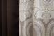 Комбинированные шторы из ткани лен-блэкаут цвет венге с капучино-бежевым 014дк (291-1269ш) Фото 9