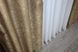 Комбинированные шторы лён-блэкаут рогожка цвет венге с бежевым 014дк (687-982ш) Фото 7