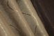 Комбинированные шторы лён-блэкаут рогожка цвет венге с бежевым 014дк (687-982ш) Фото 10