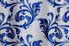 Комплект готових штор з тканини блекаут, колекція "Лілія" колір синій 689ш (Б) Фото 8