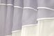 Кухонные шторы (280х170см) с ламбрекеном, на карниз 1-1,5м цвет серый с молочным 091к 50-642 Фото 5