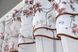 Кухонные шторы (280х170см) с ламбрекеном, на карниз 1-1,5м цвет белый с терракотовым 091к 52-0691 Фото 4