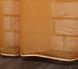 Тюль растяжка "Омбре" на батисте (под лён) с утяжелителем, цвет оранжевый с белым 581т Фото 3