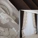 Комбинированные шторы из ткани лен-блэкаут цвет венге с капучино-бежевым 014дк (291-1269ш) Фото 1