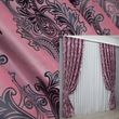Комплект штор із тканини оксамит (бархат) коллекция "Корона М" колір рожевий 896ш