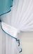 Кухонний комплект (310х170см) шторка з ламбрекеном колір лазурний з білим 00к 59-798 Фото 3