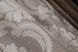Комбинированные шторы из ткани лен-блэкаут цвет темно-бежевый с бежевым 014дк (825-1269ш)  Фото 8