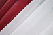 Кухонные шторы (260х170см) на карниз 1-1,5м цвет красный с белым 017к 50-552 Фото 4