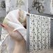 Тюль батист, коллекция "Flora" цвет белый с коричневым 1267т Фото 1