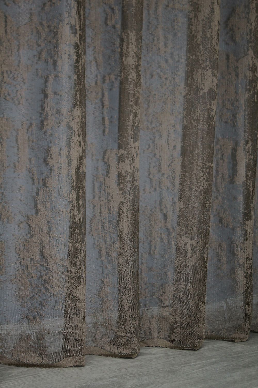 Тюль жаккард, коллекция "Мрамор" цвет коричневый 1403т, Тюль на метраж, Нужную Вам ширину указывайте при покупке. (Ширина набирается по длине рулона.), 2,8 м.