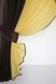 Кухонные шторки (400х170см) с подвязками цвет венге с жёлтым 096к 50-677 Фото 3