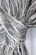 Комплект штор из ткани лён рогожка, коллекция "Корона Мария" цвет серый с золотистым 662ш Фото 6