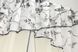 Кухонные шторы (270х170см) с ламбрекеном, на карниз 1-1,5м цвет молочный с черным 091к 52-0549 Фото 5