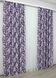 Комплект штор, из ткани блэкаут-софт коллекция "Лилия" цвет фиолетовый 290ш (Б) Фото 6