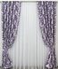 Комплект штор, из ткани блэкаут-софт коллекция "Лилия" цвет фиолетовый 290ш (Б) Фото 2