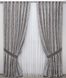 Комплект штор из ткани бархат, коллекция "Афина" Турция цвет светло-серый 1313ш Фото 2