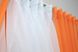 Кухонные шторки (400х165см) с подвязками цвет оранжевый с белым 096к 59-768 Фото 4