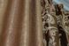 Комбинированные шторы из ткани блекаут цвет коричневый с бежевым 014дк (095-101шА) Фото 6