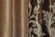 Комбіновані штори з тканини блекаут колір коричневий з бежевим 014дк (095-101шА) Фото 8