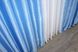 Комплект штор з тканини атлас колір темно-блакитний 1155ш Фото 7