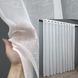 Відріз тканини (2,9х2,75м) тюль льон колір білий 115ту 00-452