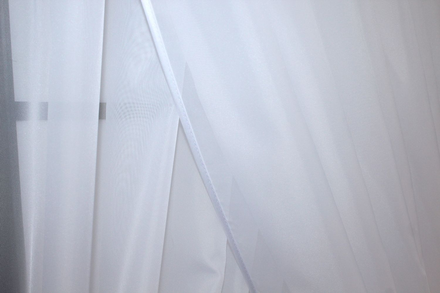 Кухонный комплект (330х170см) шторки с подвязками "Дуэт" цвет белый 060к 50-417