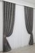 Комплект готових штор, льон мармур, колекція "Pavliani ХО" колір сіро-коричневий 1267ш Фото 3