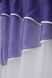 Кухонные шторы (280х170см) с ламбрекеном, на карниз 1-1,5м цвет фиолетовый с белым 091к 50-269 Фото 4