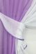 Кухонні шторки (400х170см) з підв'язками колір бузковий з білим 096к 50-803 Фото 3