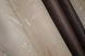 Комбинированные шторы блэкаут цвет бежевый с шоколадным 016дк (1070-1008-1070ш) Фото 8