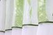 Кухонные шторы (280х170см) с ламбрекеном, на карниз 1-1,5м цвет белый с зеленым 084к 59-831 Фото 4