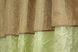 Шторки (270х170см) с ламбрекеном и подхватами цвет салатовый с золотистым 073к 52-0155