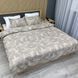 Комплект постельного белья Поплин, Decorator Cotton Lux Collection Branch Евро 220х200 Бежевый (88-132) Фото 1