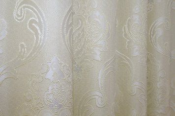 Шторная ткань лён, коллекция "Корона" цвет молочный 1330ш