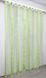 Тюль напівпрозора органза з нейлоновою вишивкою колір салатовий 1346т Фото 4