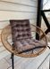 Подушка для стульев (40x40х5 см) Decorator Velour цвет бурый 84-121 Фото 6