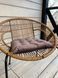 Подушка для стульев (40x40х5 см) Decorator Velour цвет бурый 84-121 Фото 4