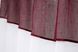 Кухонный комплект (265х170см) шторки с ламбрекеном и подхватами цвет бордовый с белым 084к 52-0265 Фото 3