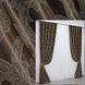Комплект готовых штор из ткани блэкаут "Дамаск" цвет коричневый 1110ш(А) Фото 1