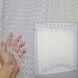Арка (285х160см) сетка с макраме На кухню, балкон цвет молочный с белым 000к 51-133